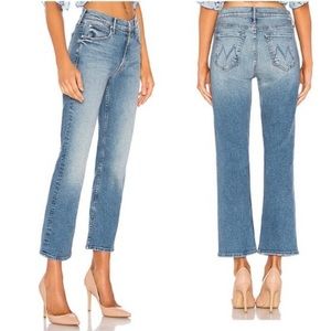 Mother The Dutchie Ankle Jeans Love Experiment Cropped Straight